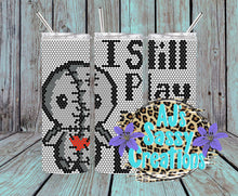 Load image into Gallery viewer, 4mm/SS16 VooDoo Doll Rhinestone Tumbler Template
