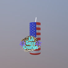 Load image into Gallery viewer, American Flag Rhinestone Tumbler Template
