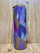 Load image into Gallery viewer, Geometric Shapes Glitter Tumbler (30oz)
