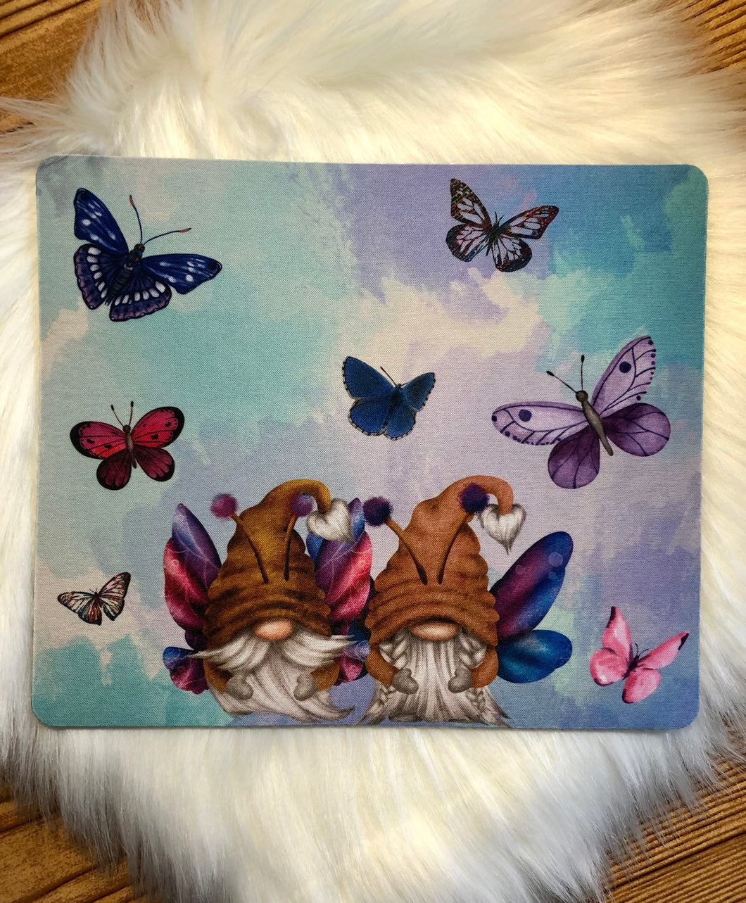 Butterfly Gnome Sublimation Mousepad