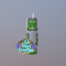 Load image into Gallery viewer, Cute Froggy Rhinestone Tumbler Template
