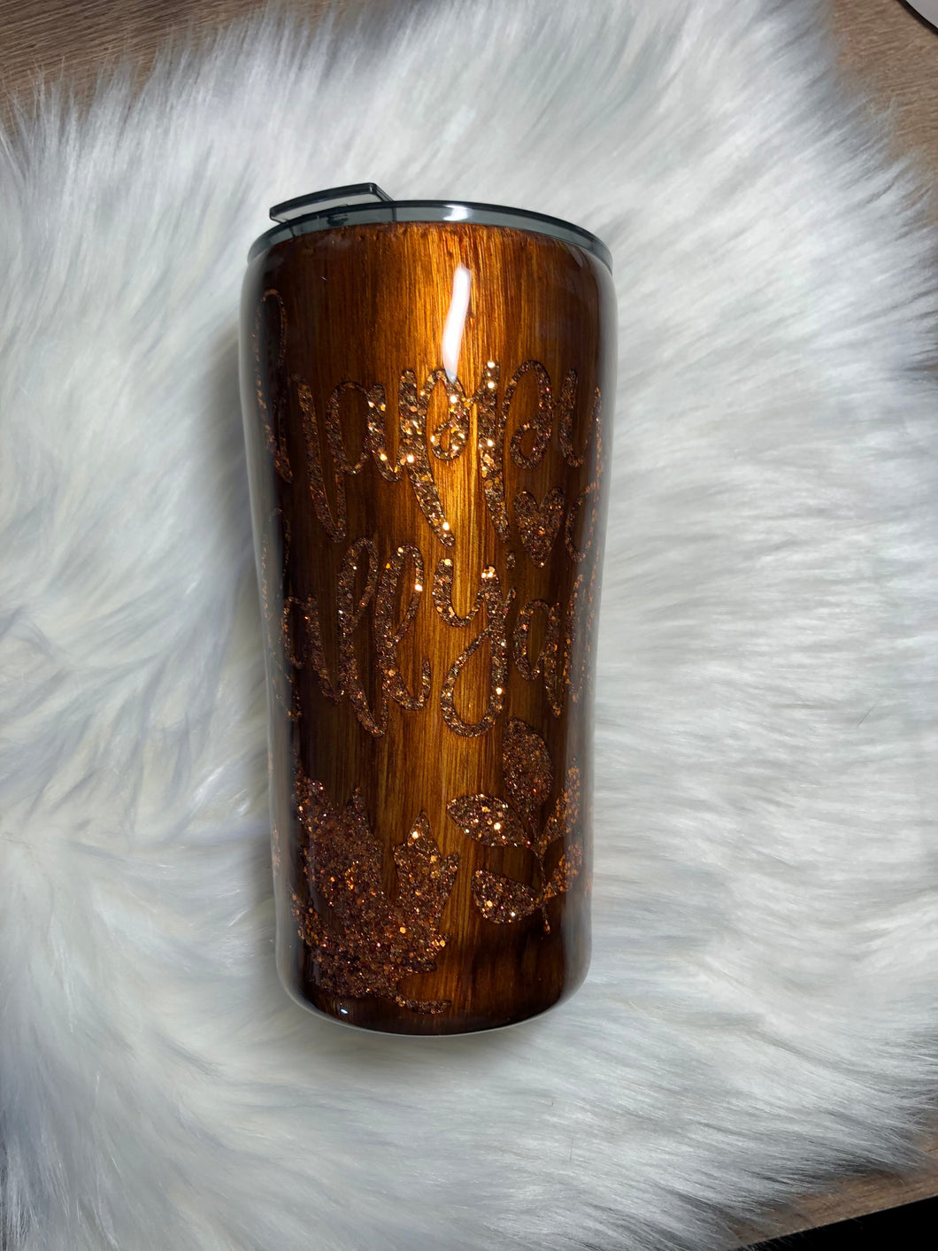 Happy Fall Y'all Tumbler (20oz tapered)